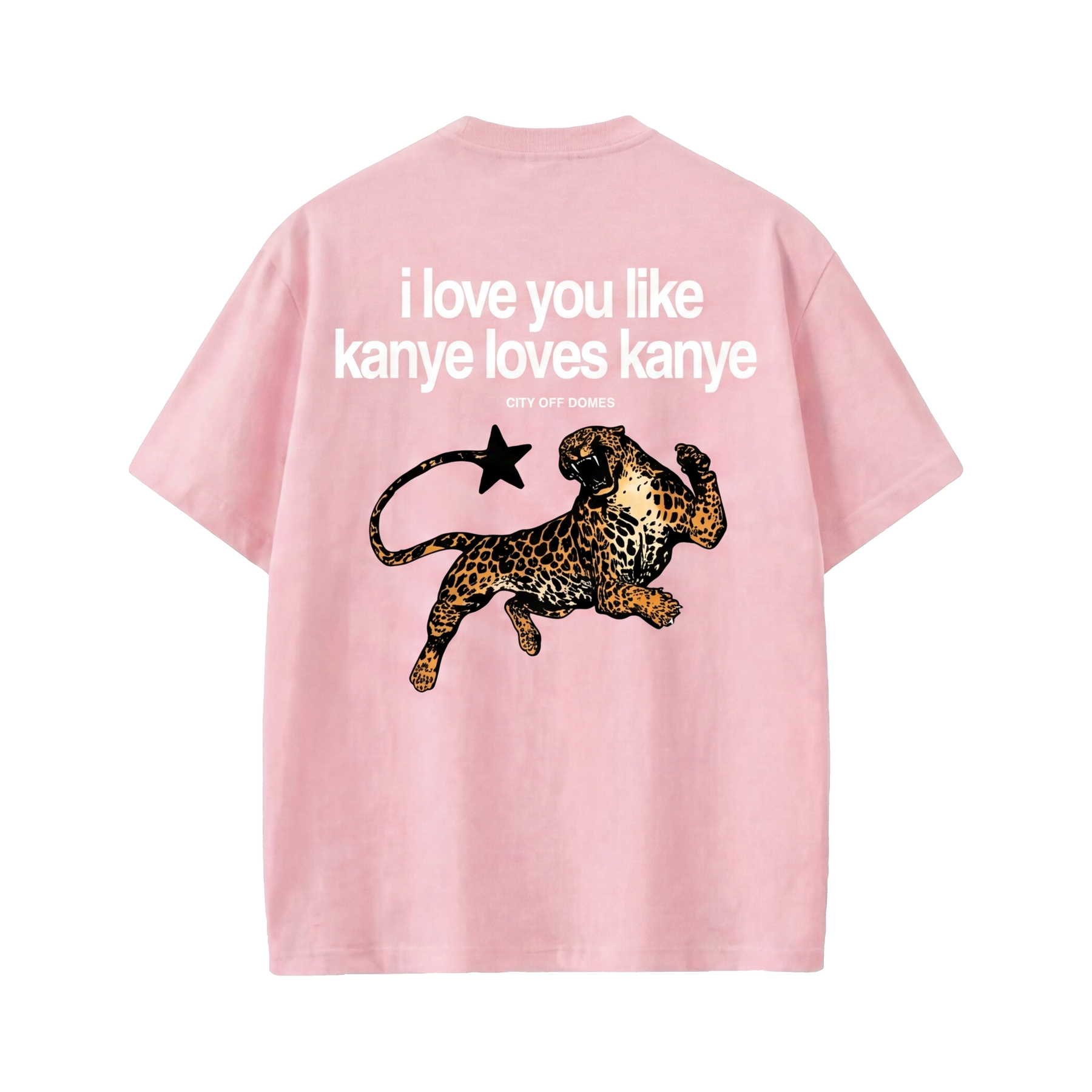 City Off Domes Kanye Love Pink T-shirt