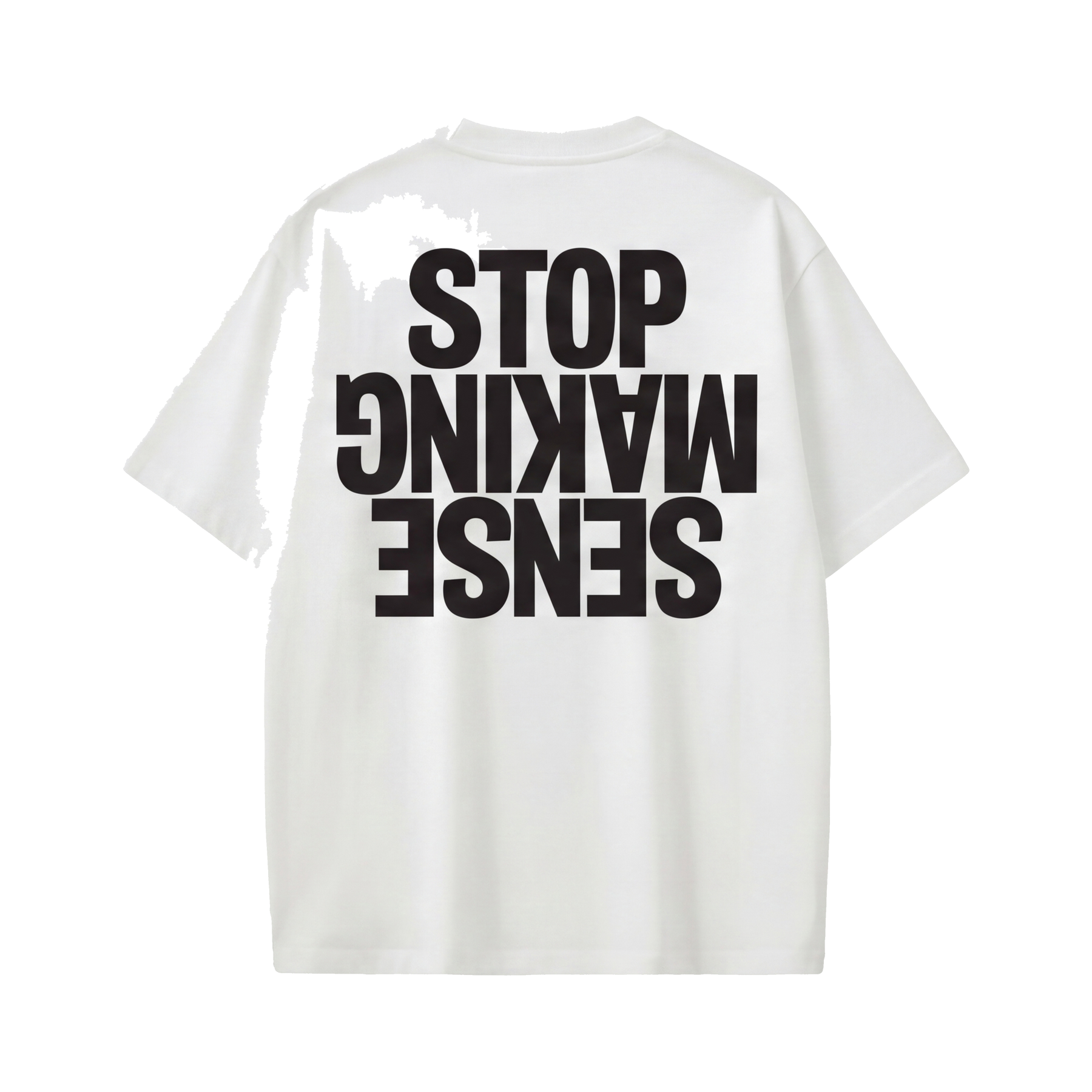 City Off Domes Make Sense White T-shirt