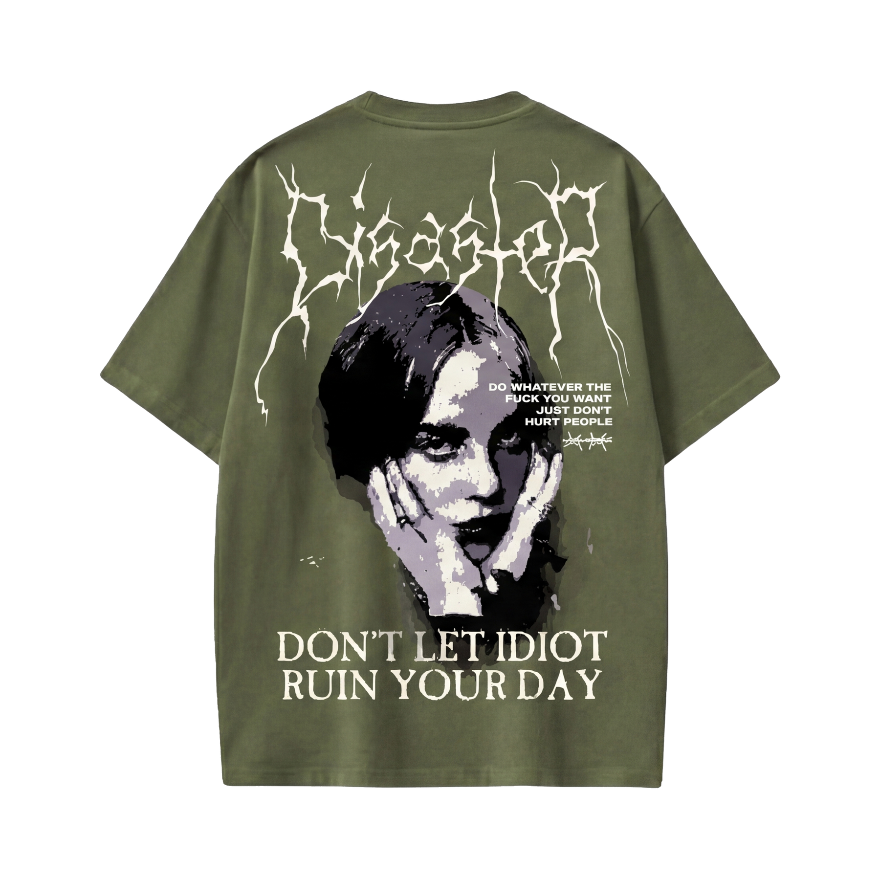 City Off Domes Ruin your Day Forest Green T-shirt