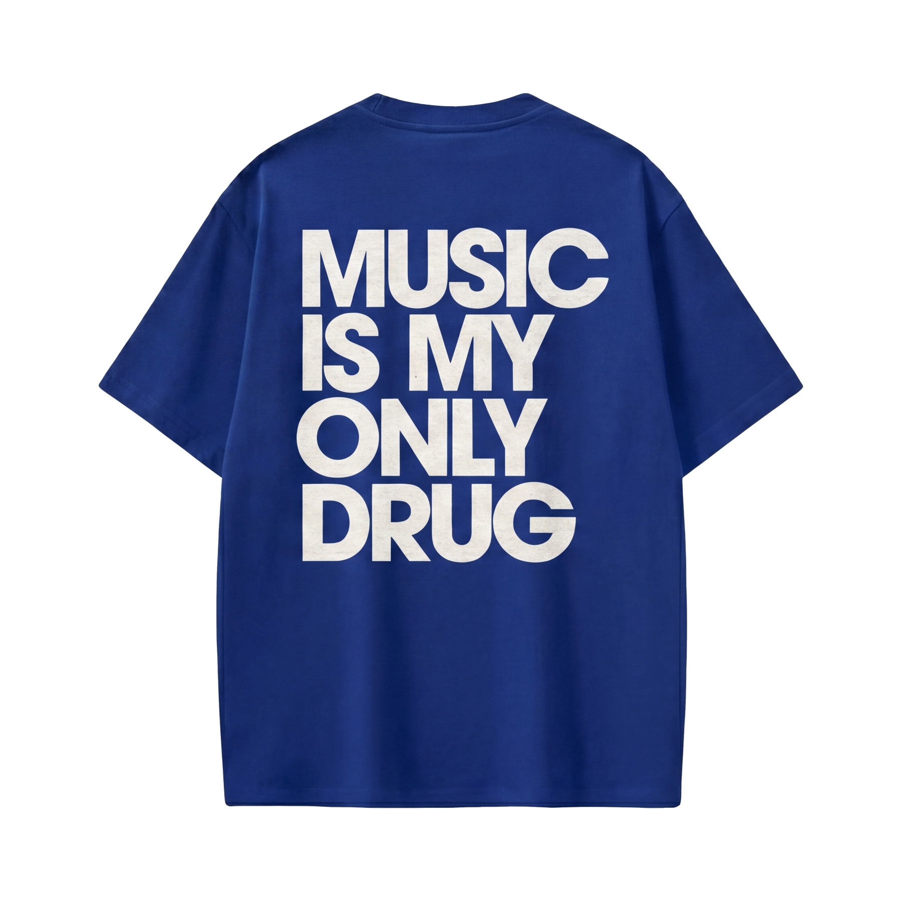 City Off Domes Rhythm Over Everything Blue T-shirt