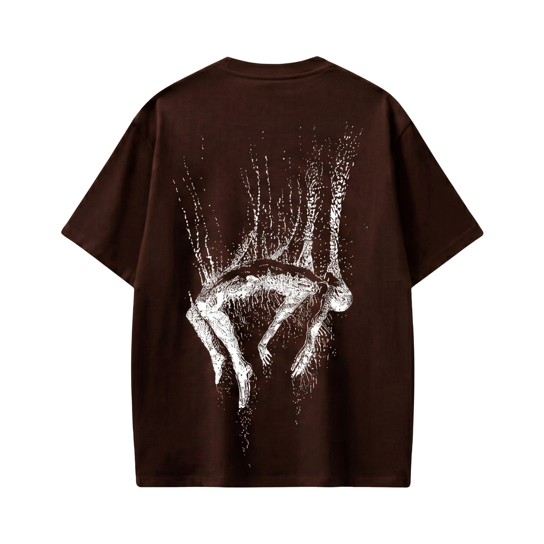 City Off Domes Signal Lost Brown T-shirt