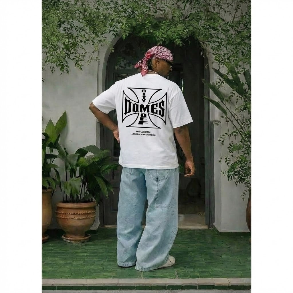 City Off Domes Not Common White T-shirt