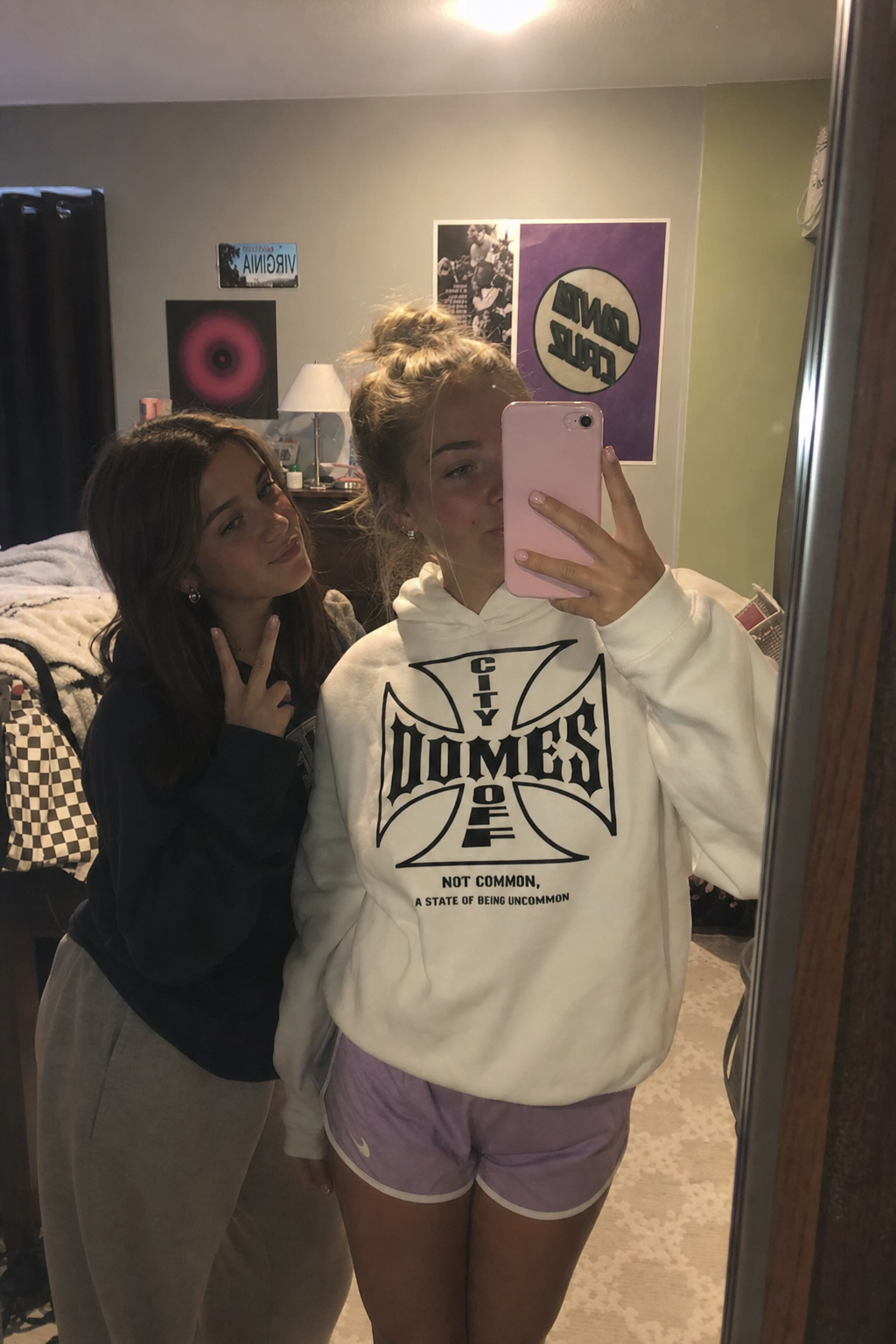 Hoodie mirror shot